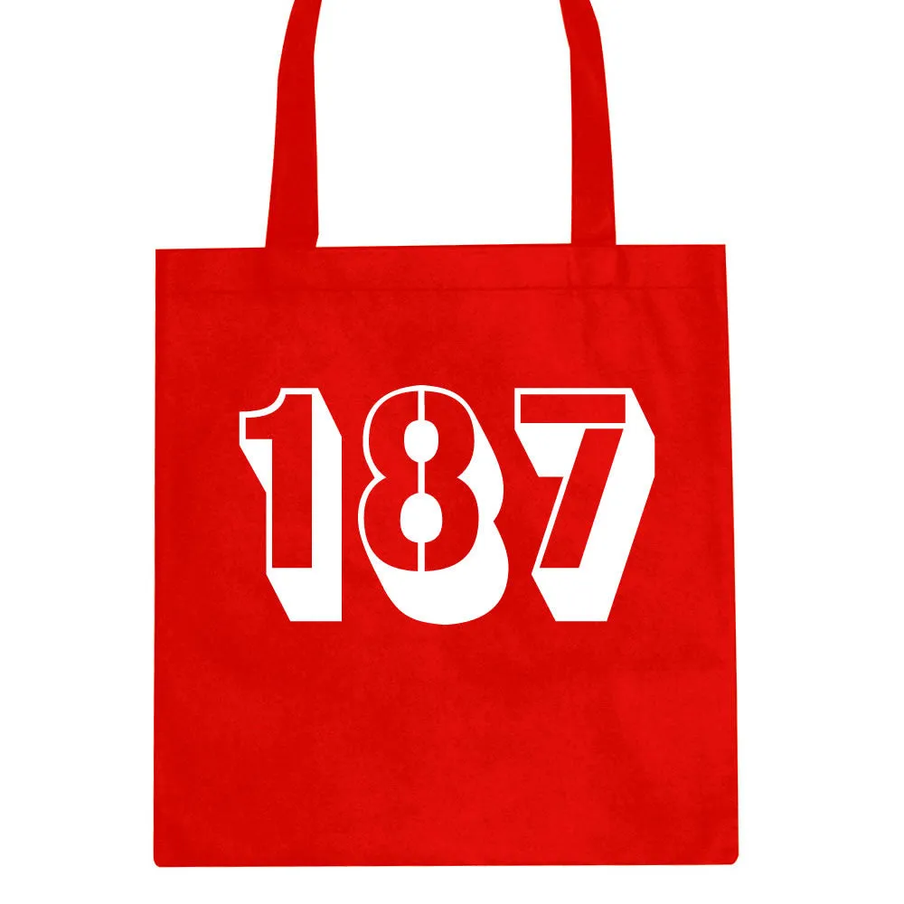 187 Homicide Police Code Tote Bag