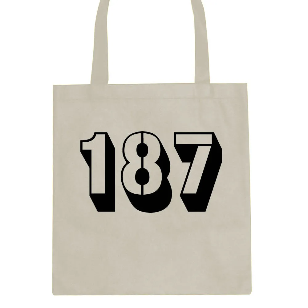 187 Homicide Police Code Tote Bag