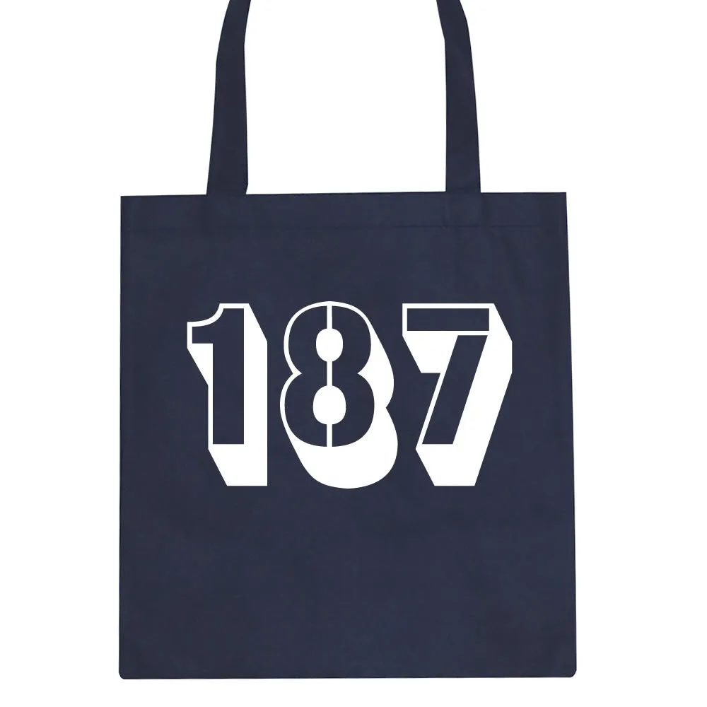 187 Homicide Police Code Tote Bag