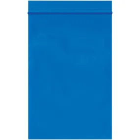 4 x 6" - 2 Mil Blue Reclosable Poly Bags