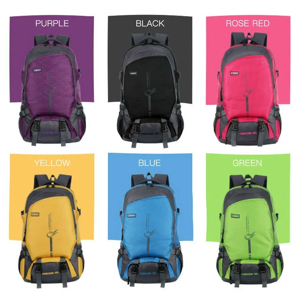 45L Large Capacity Waterproof Mountaineering Backpack Outdoor Breathable Shoulder Bag for Men and Women