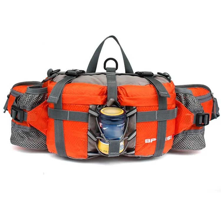 5L Outdoor Sports Multifunctional Cycling Hiking Waist Bag Waterproof Large-Capacity Kettle Bag, Size: 28.5 x 15 x 13cm(Orange)