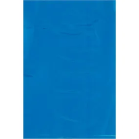 6 x 9" - 2 Mil Blue Flat Poly Bags