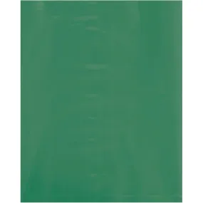 8 x 10" - 2 Mil Green Flat Poly Bags