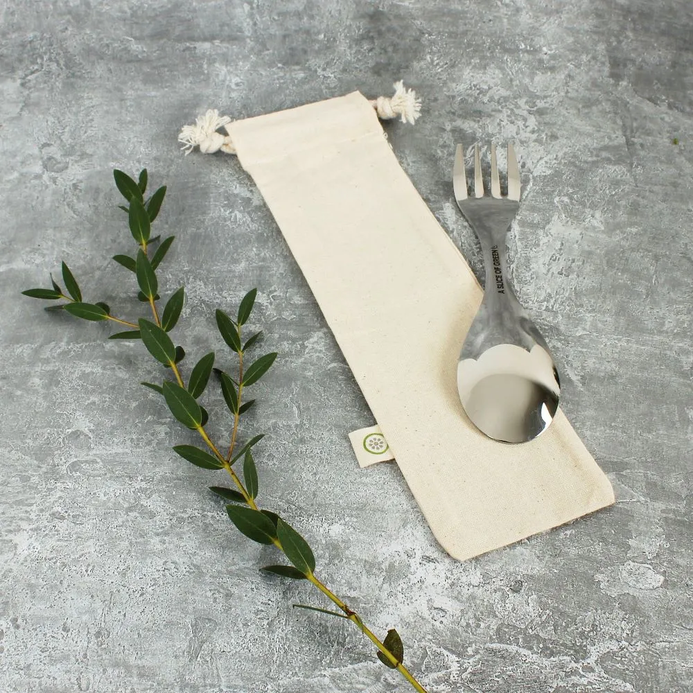 A Slice Of Green Organic Cotton Utensil Bag