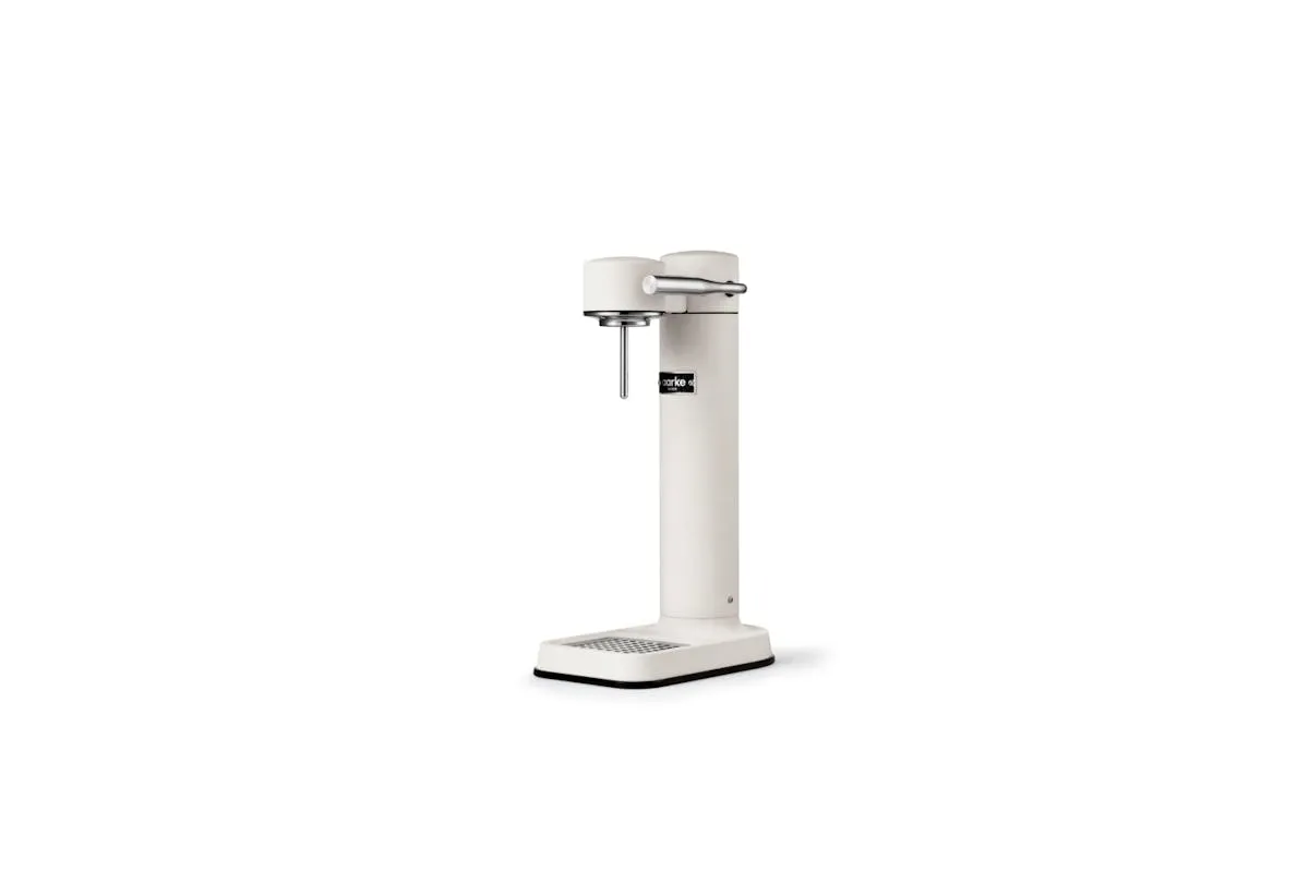 Aarke Carbonator 3 Sparkling Water Maker & CO2 Cylinder | Matte White