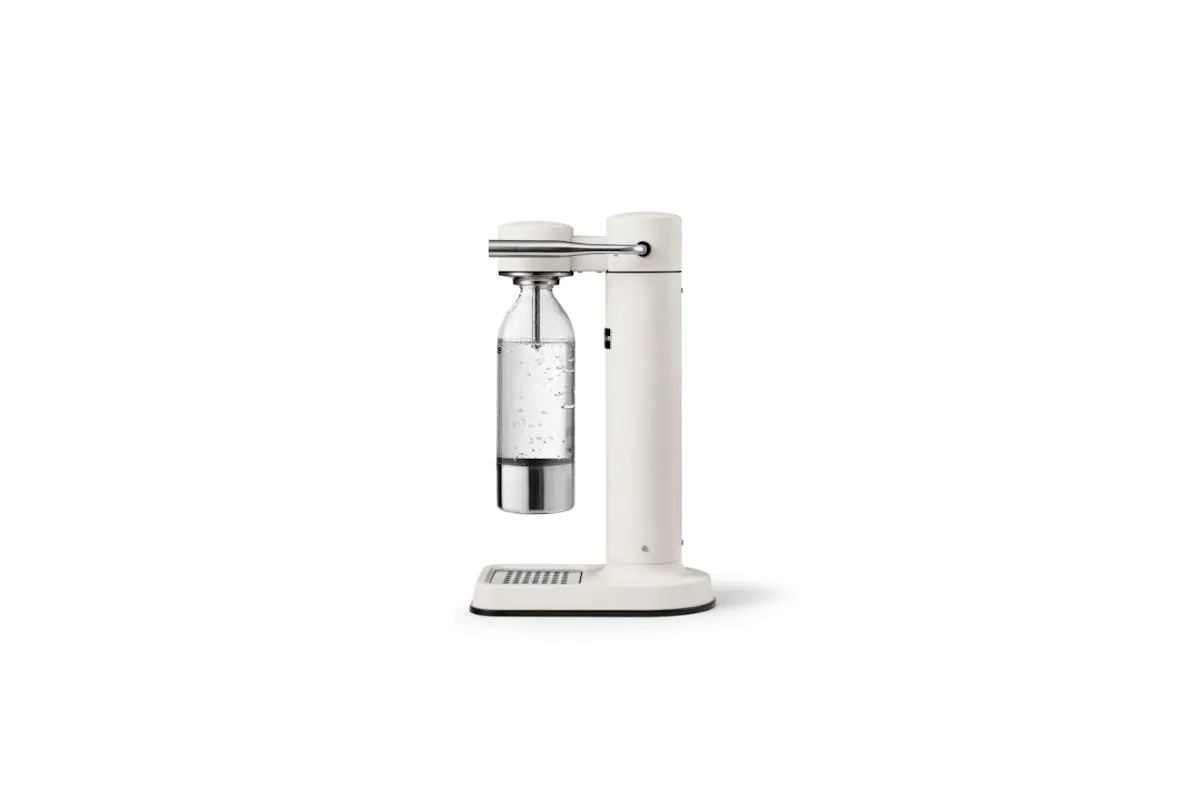 Aarke Carbonator 3 Sparkling Water Maker & CO2 Cylinder | Matte White