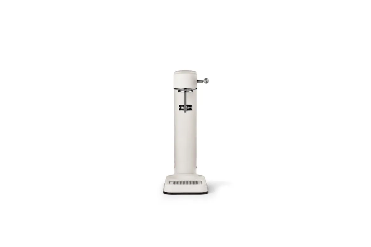 Aarke Carbonator 3 Sparkling Water Maker & CO2 Cylinder | Matte White