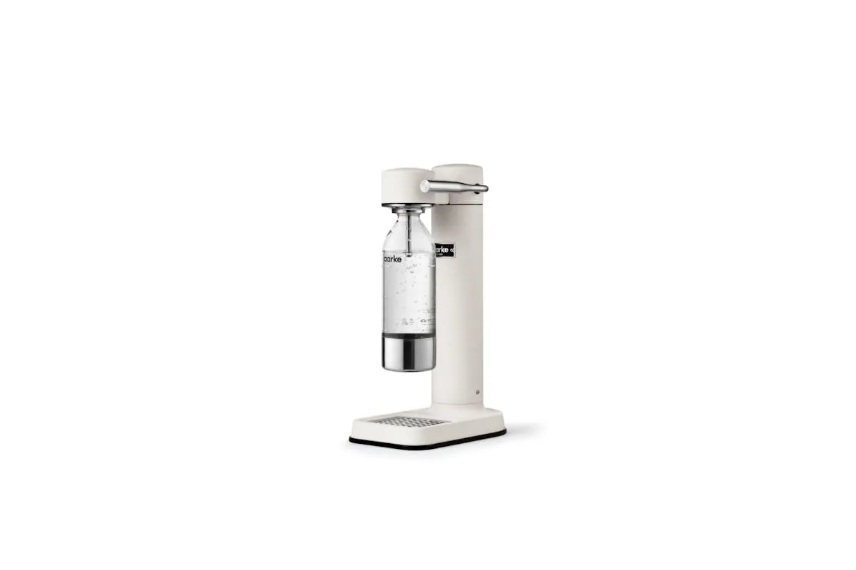 Aarke Carbonator 3 Sparkling Water Maker & CO2 Cylinder | Matte White