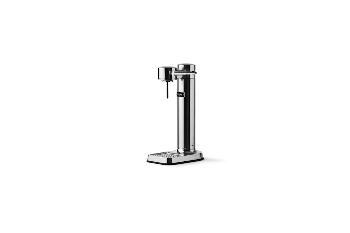 Aarke Carbonator 3 Sparkling Water Maker & CO2 Cylinder | Steel