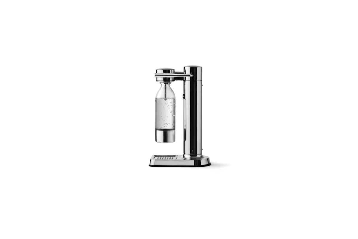 Aarke Carbonator 3 Sparkling Water Maker & CO2 Cylinder | Steel