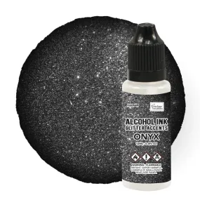 Alcohol Ink Glitter Accents - Onyx