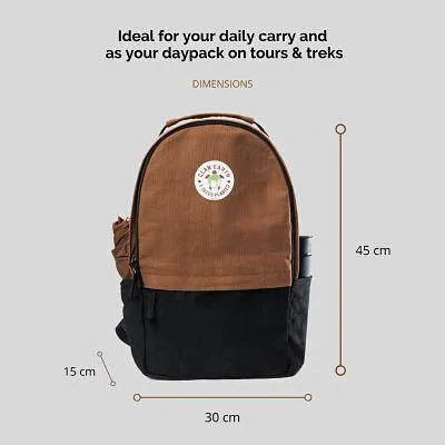 Amur Backpack - Everyday Carry & Laptop Backpack -Walnut Brown