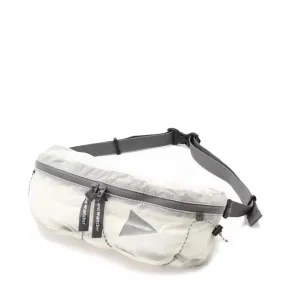 And Wander Sil Waist Bag Off White