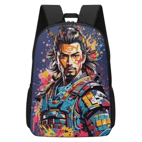 Anime book bag for teenagers of Middle school and High School | Trendy Fan Gear for Teenagers | Samurai Warrior