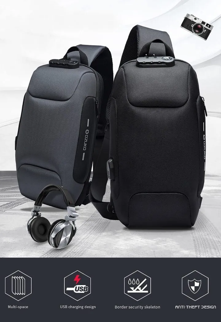 Anti Theft Backpack with 3 Digit Lock