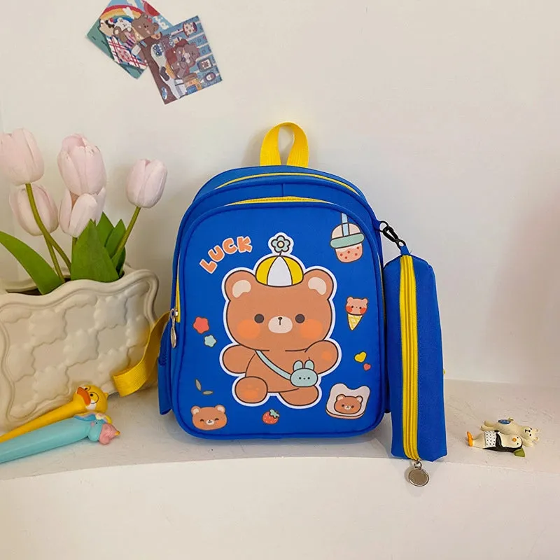 Anti-theft Cartoon Casual School Daily Kids Backpack