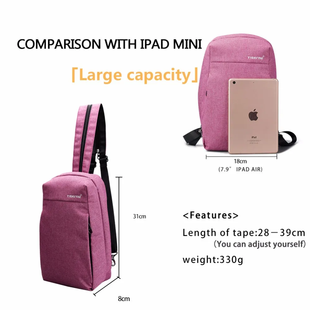 Anti Theft Fashion Multifunctional Women's Pink Backpack