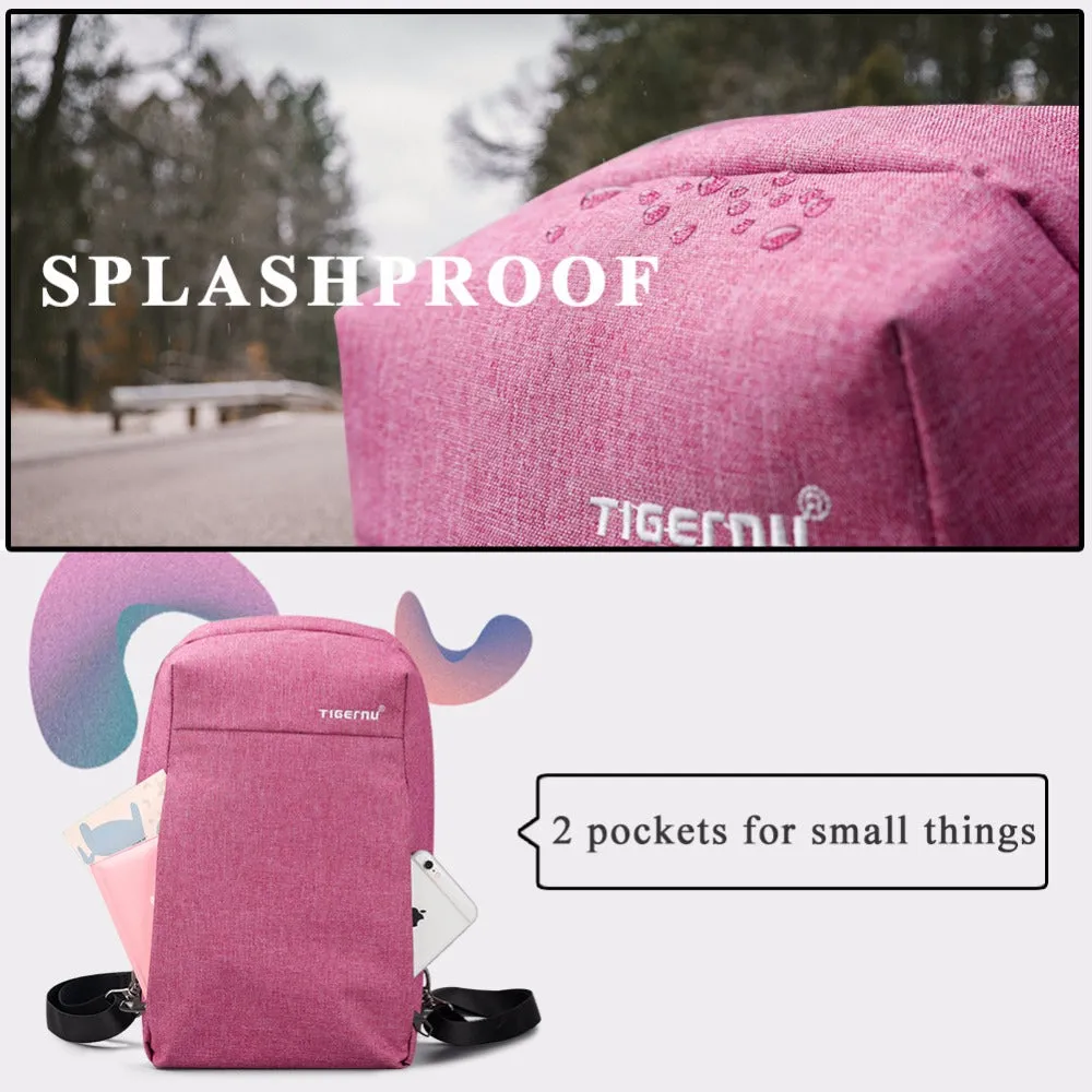 Anti Theft Fashion Multifunctional Women's Pink Backpack