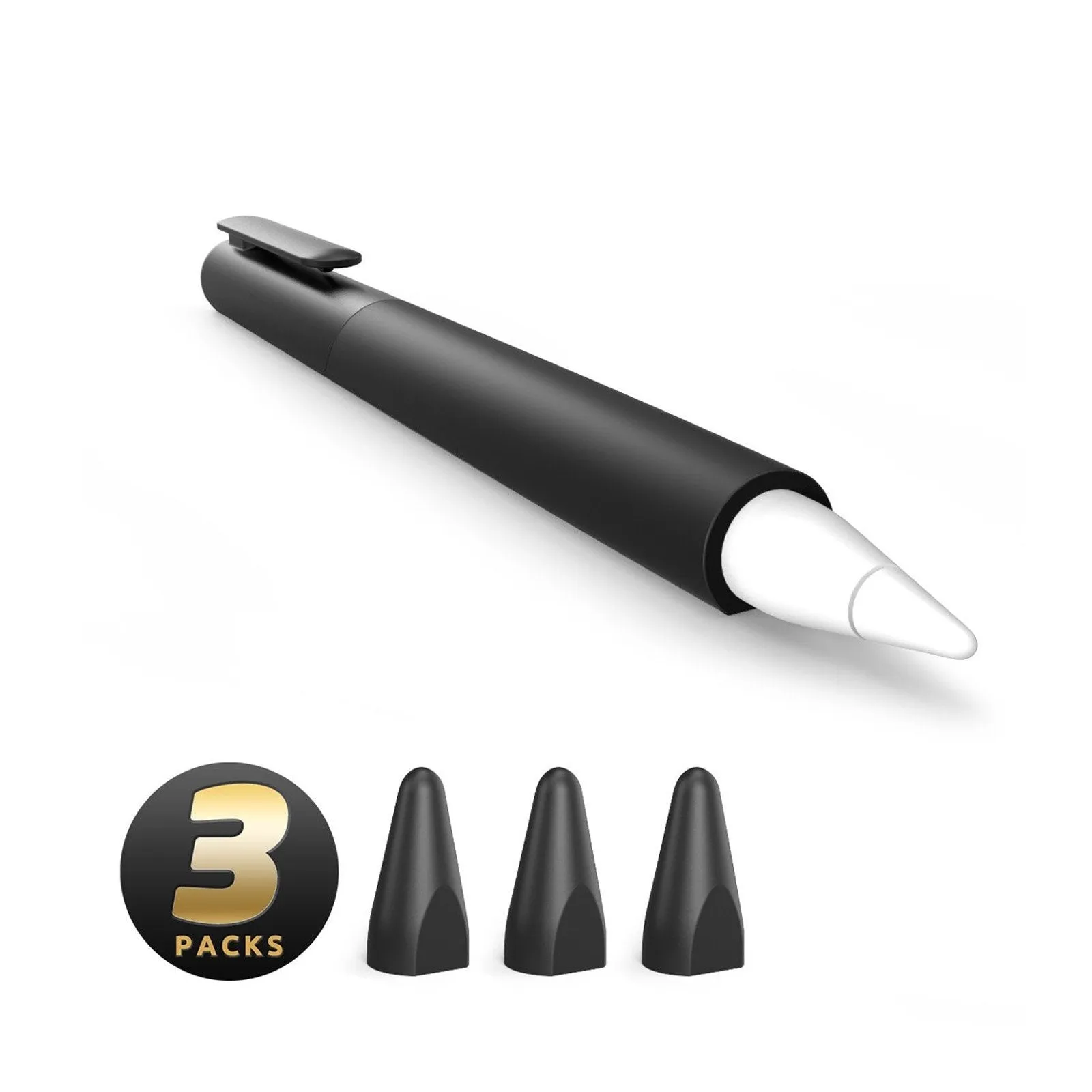 Apple Pencil 2 Silicone Protective Case-Black