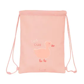 Backpack with Strings Safta Patito Pink