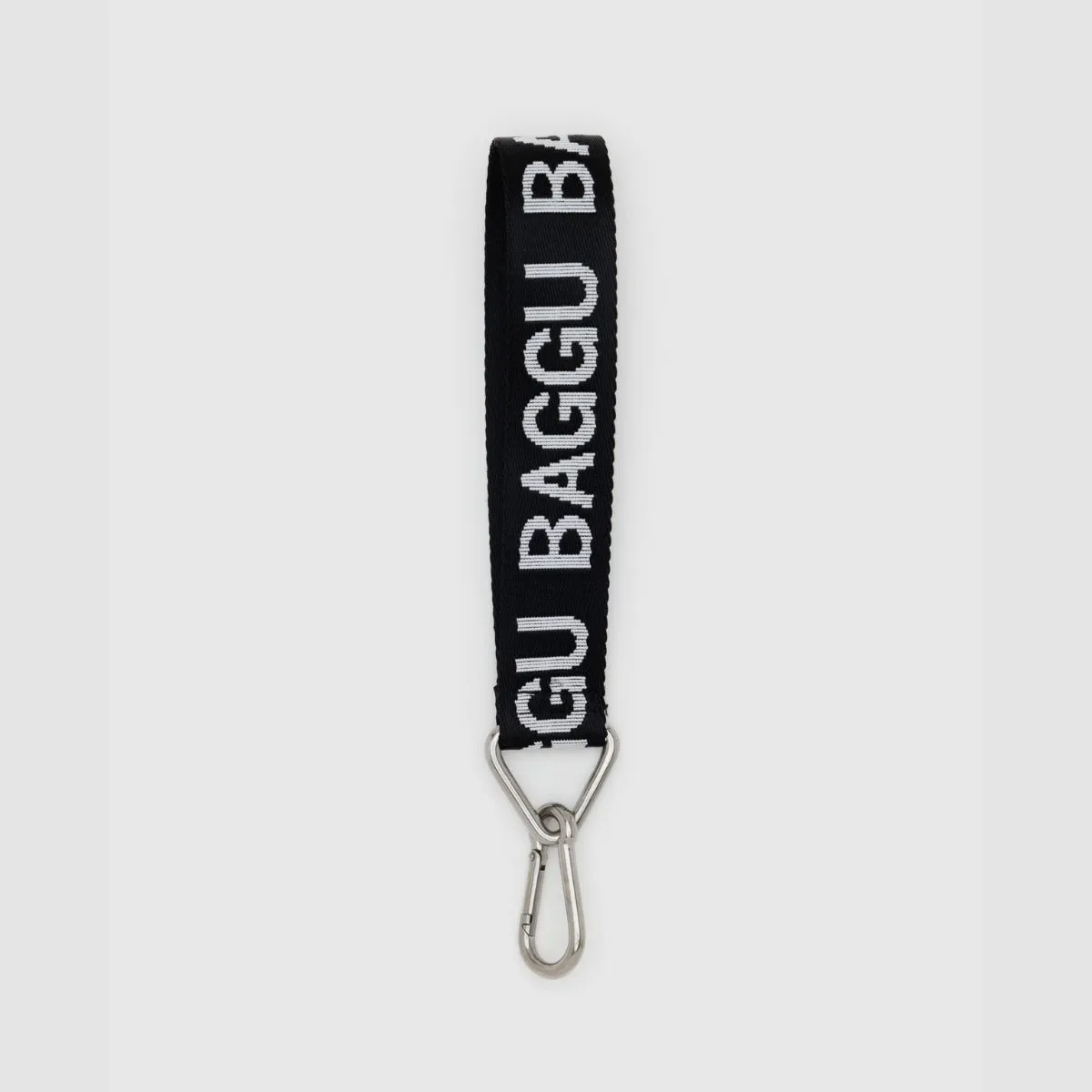 Baggu Logo Keychain in Black and White