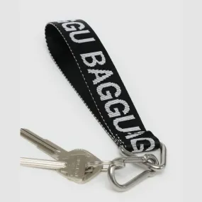 Baggu Logo Keychain in Black and White