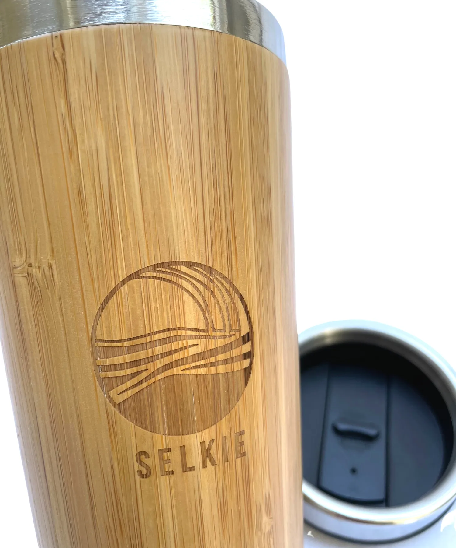 BAMBOO WAVE TRAVEL MUG