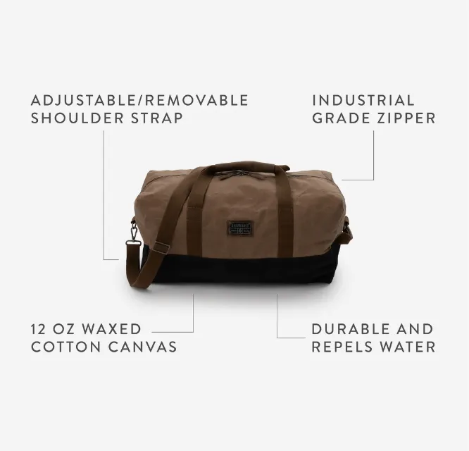 Barebones Neelum Duffel Bag Khaki