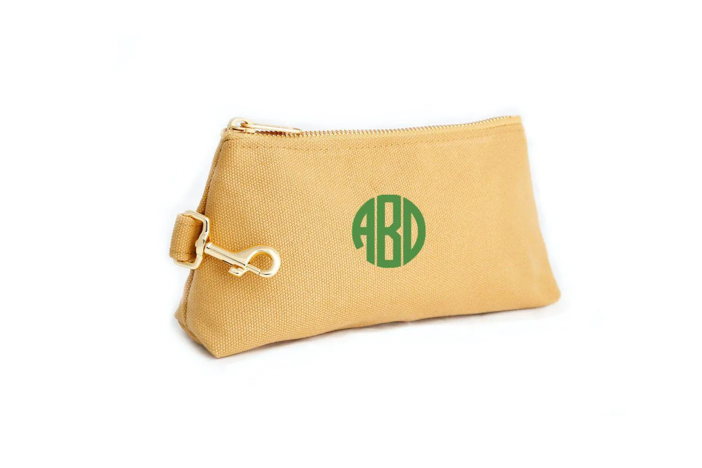 Beige Canvas Luxe Bag with monogram