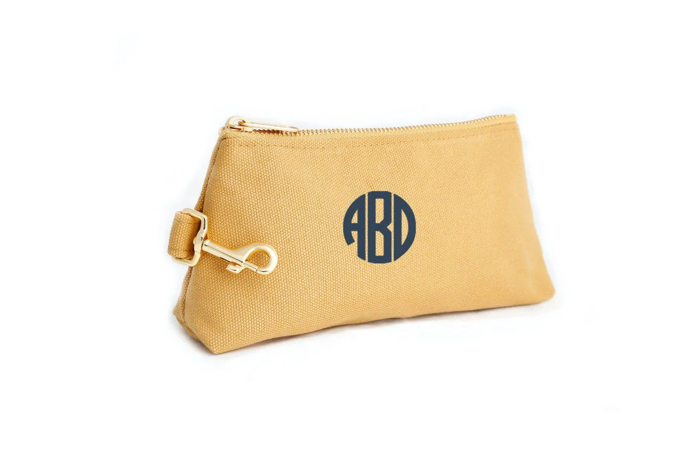 Beige Canvas Luxe Bag with monogram