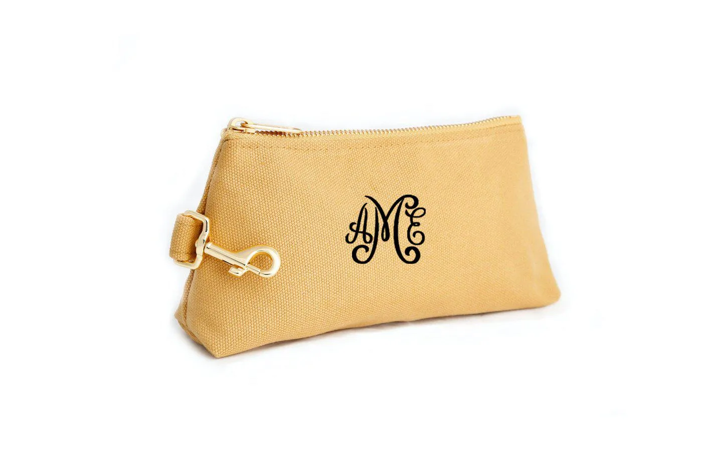 Beige Canvas Luxe Bag with monogram