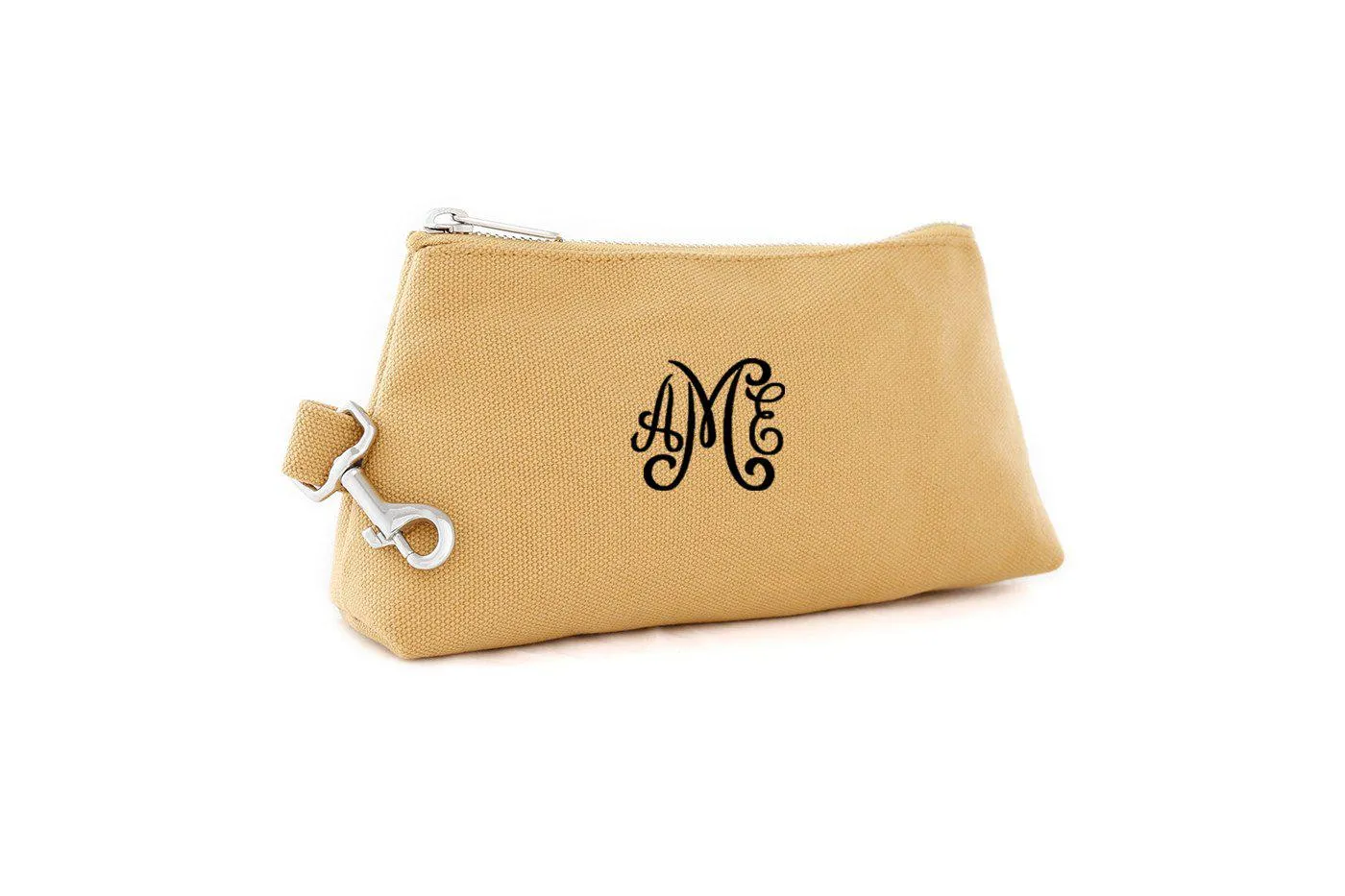 Beige Canvas Luxe Bag with monogram