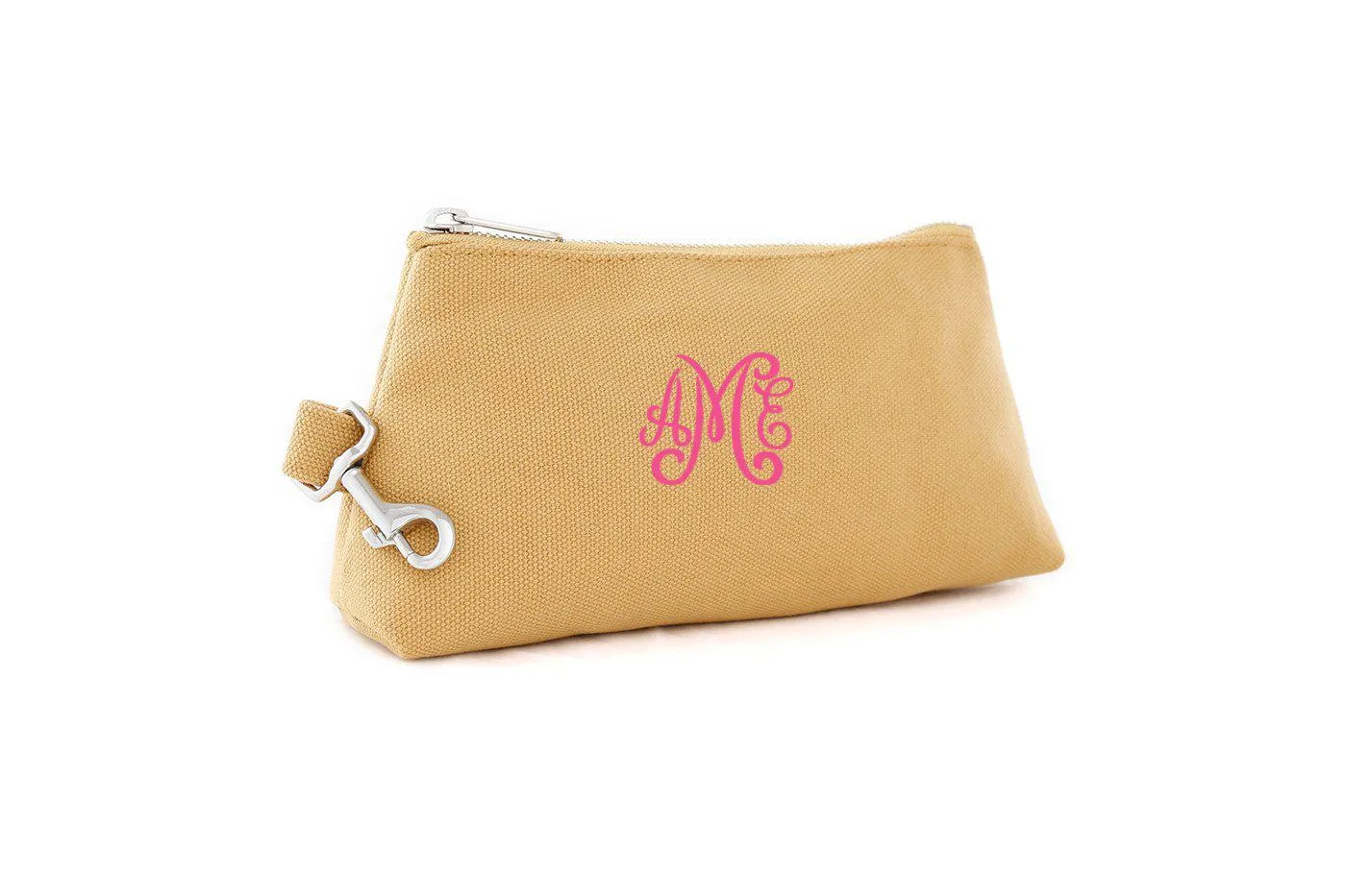 Beige Canvas Luxe Bag with monogram