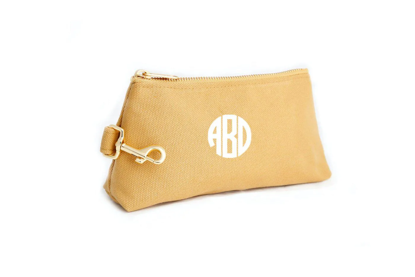 Beige Canvas Luxe Bag with monogram