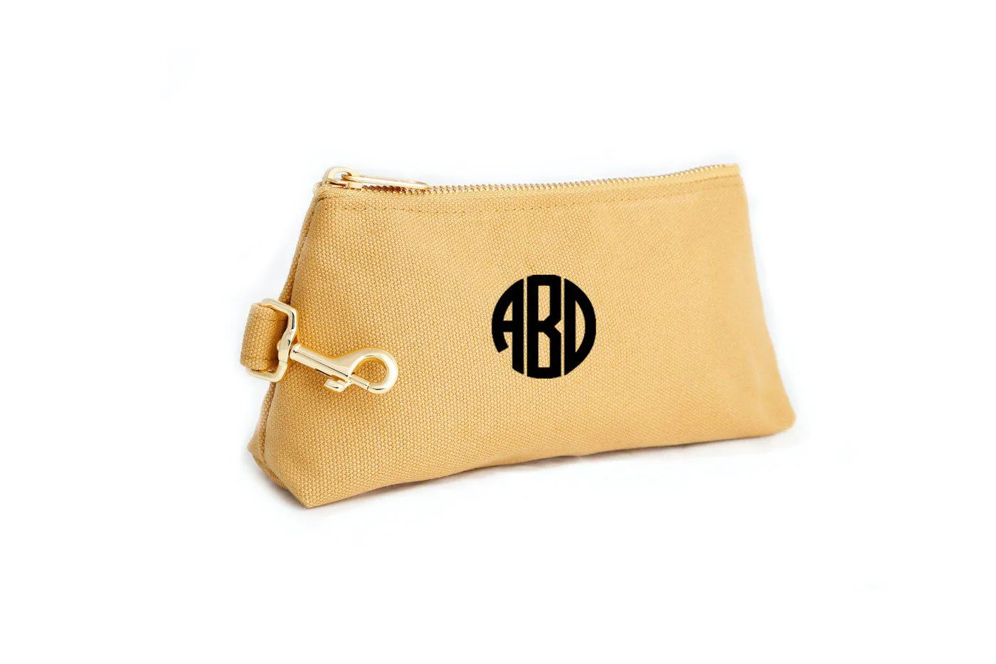 Beige Canvas Luxe Bag with monogram