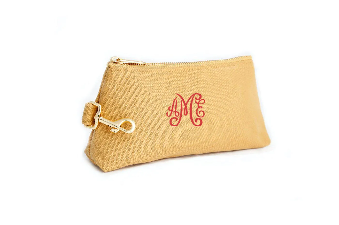 Beige Canvas Luxe Bag with monogram