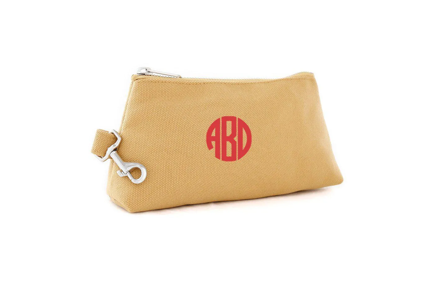 Beige Canvas Luxe Bag with monogram