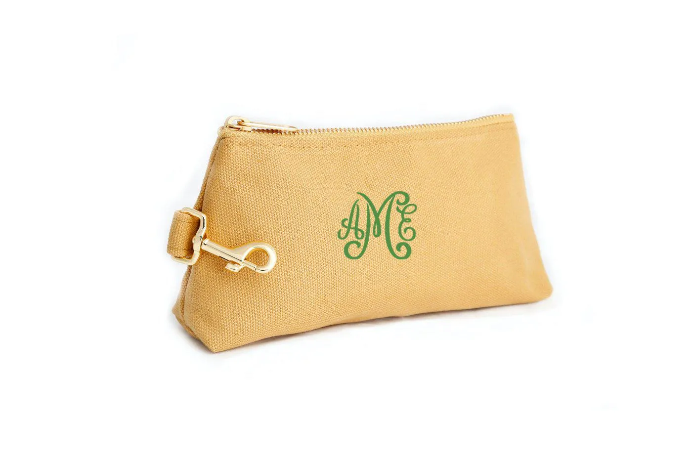 Beige Canvas Luxe Bag with monogram