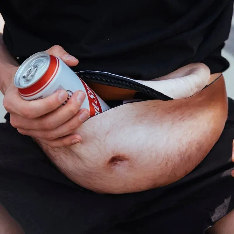 Belly Fanny Pack - Dad Bod Beer Belly Bag Waist Pack