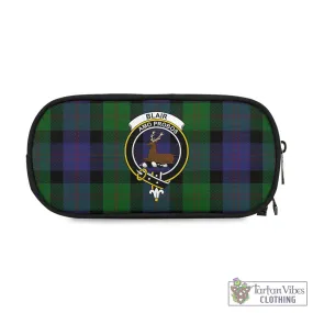 Blair Tartan Pen and Pencil Case with Family Crest