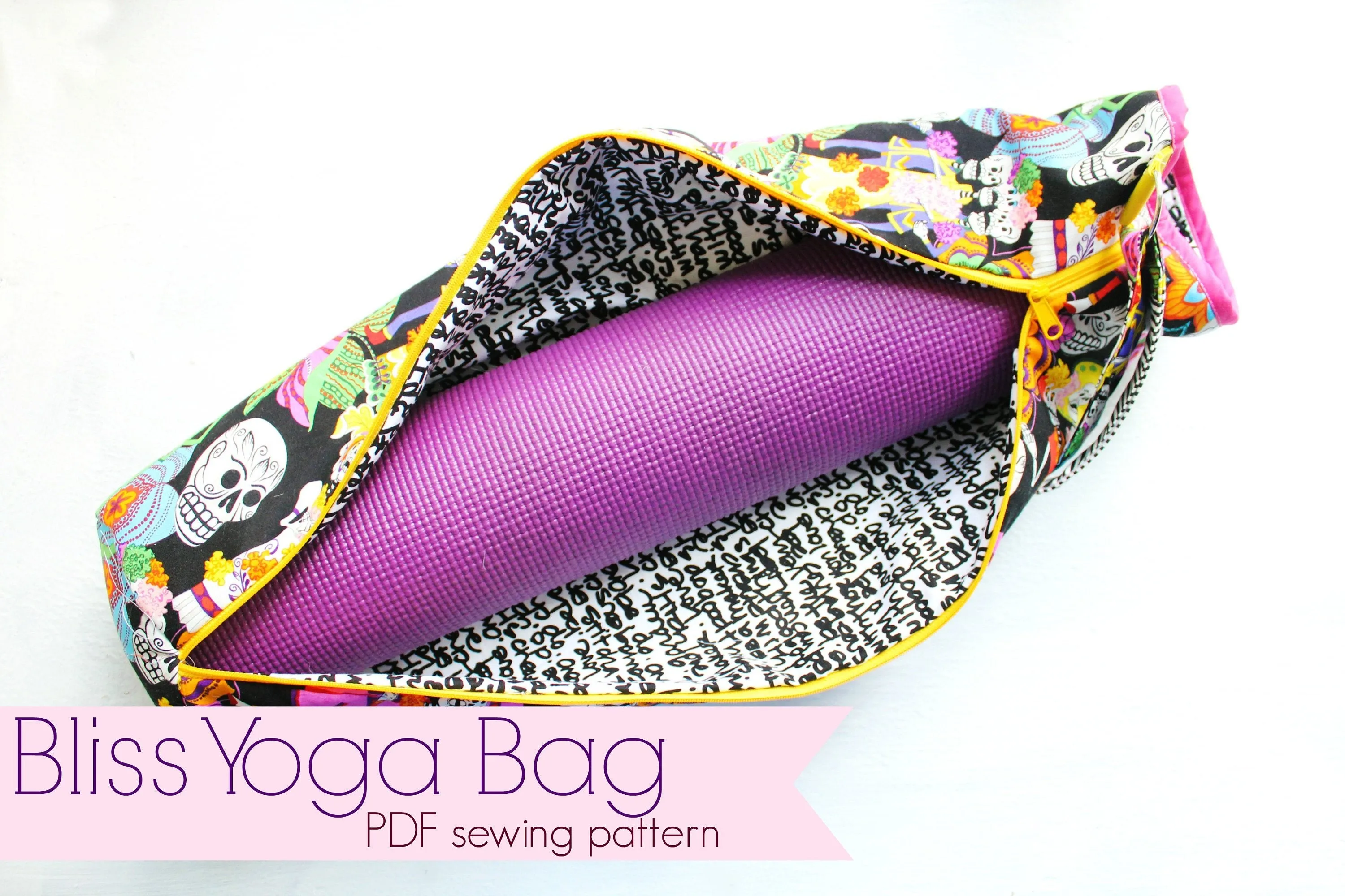 Bliss Yoga Bag printed pattern