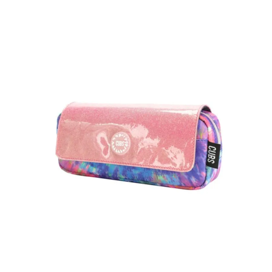 Blue & Purple Tie Dye Pencil Case