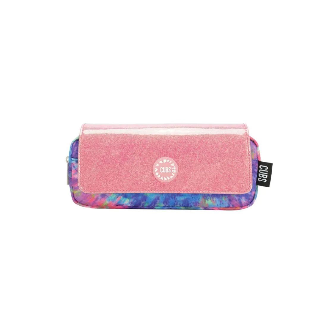 Blue & Purple Tie Dye Pencil Case