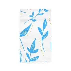 blue floral Polyester Lunch Bag