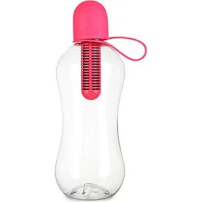 Bobble Water Bottle with Intergrated Cap 0.5L Neon Pink