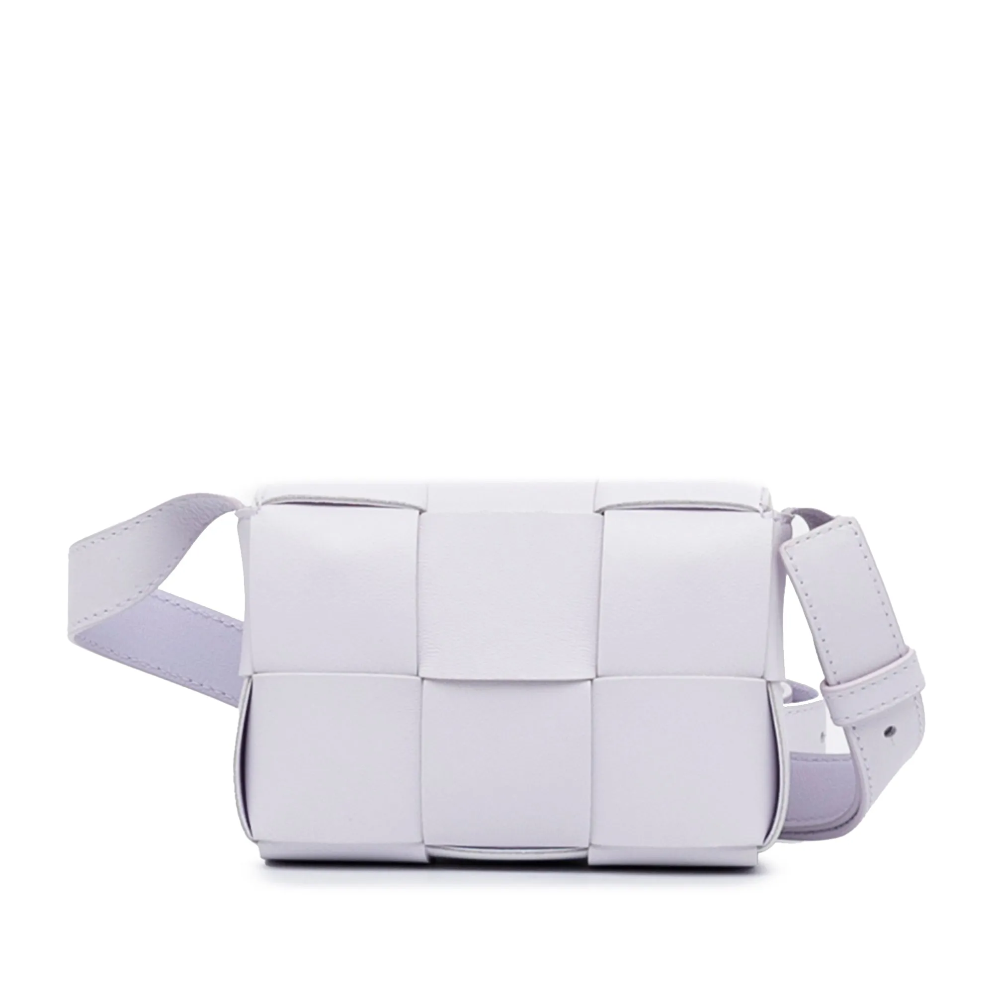 Bottega Veneta Cassette White Intrecciato