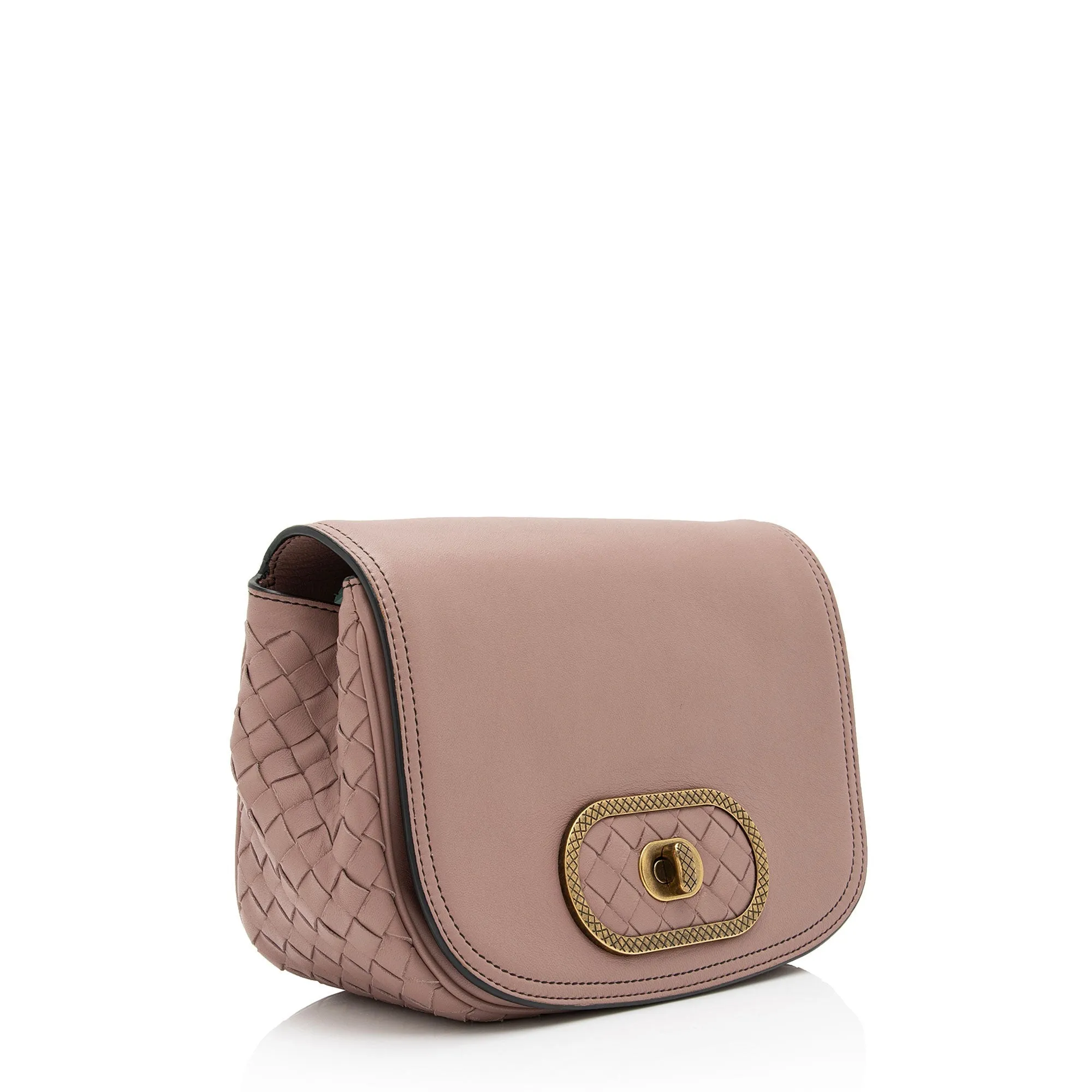 Bottega Veneta Intrecciato Nappa Leather BV Luna Crossbody Bag (SHF-dAMwzh)