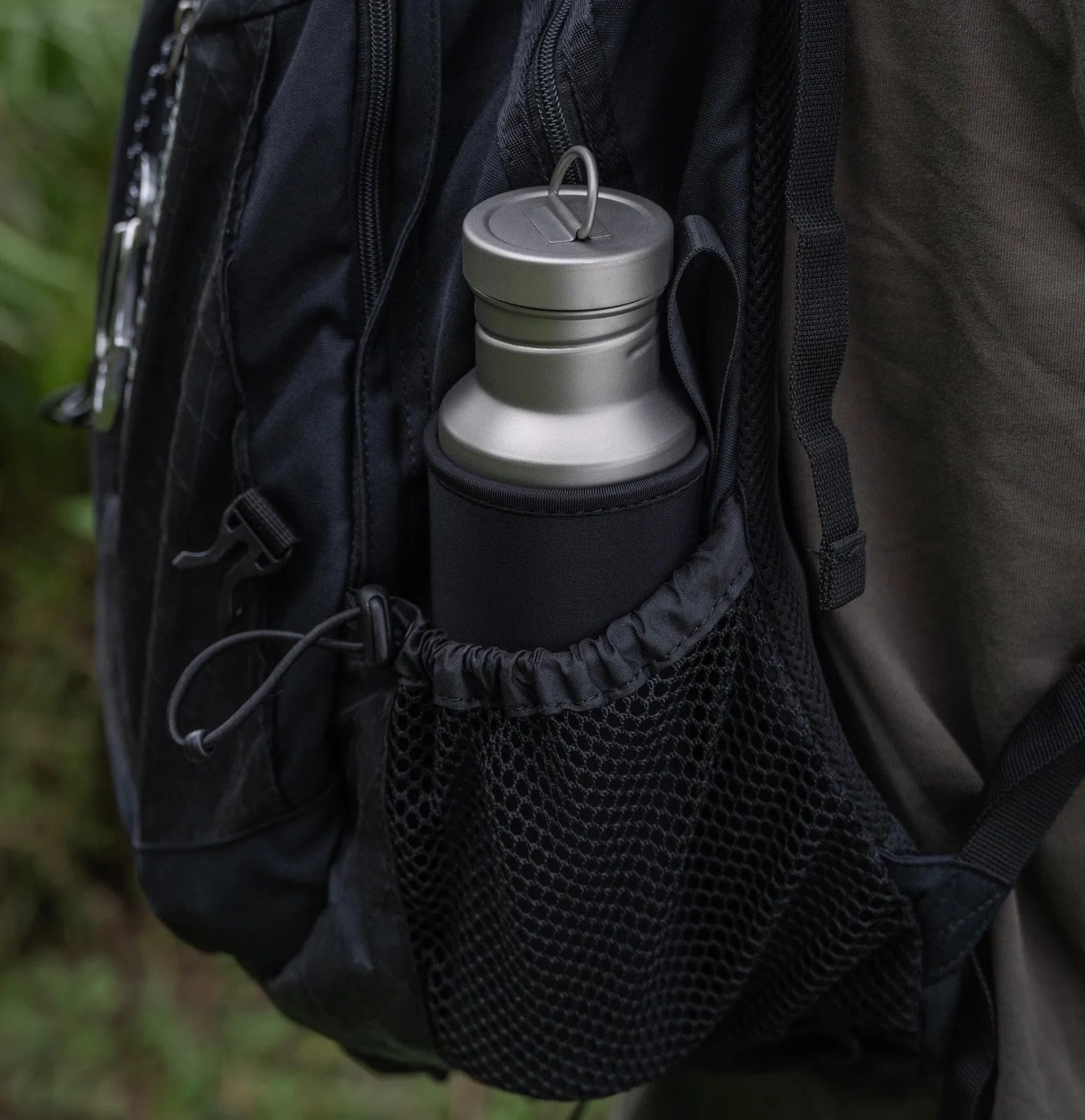 Boundless Voyage Titanium Water Bottle with Lid Wide Mouth Leak-Proof Reusable Sport Drinking Bottle for Camping  Picnic Tea Coffee