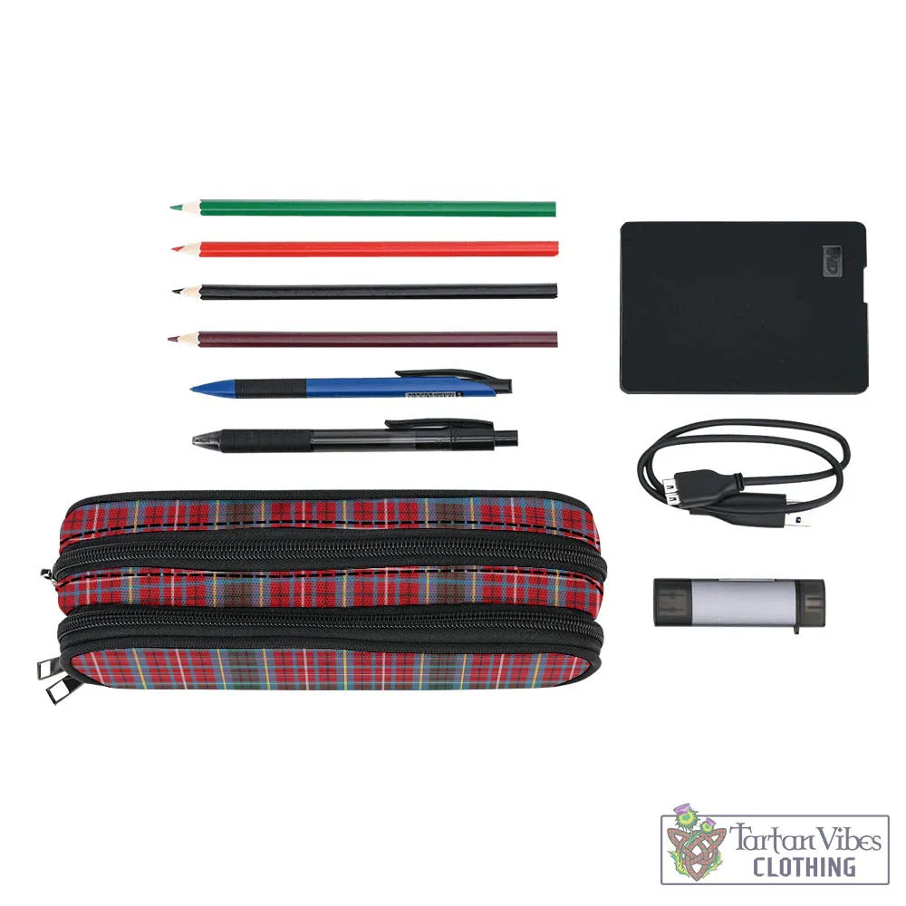 British Columbia Province Canada Tartan Pen and Pencil Case